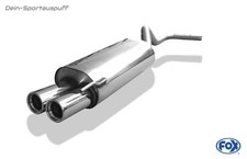 Fox Sportauspuff (Ø50mm) VW Polo 6N 2x76 rund mit Abs.