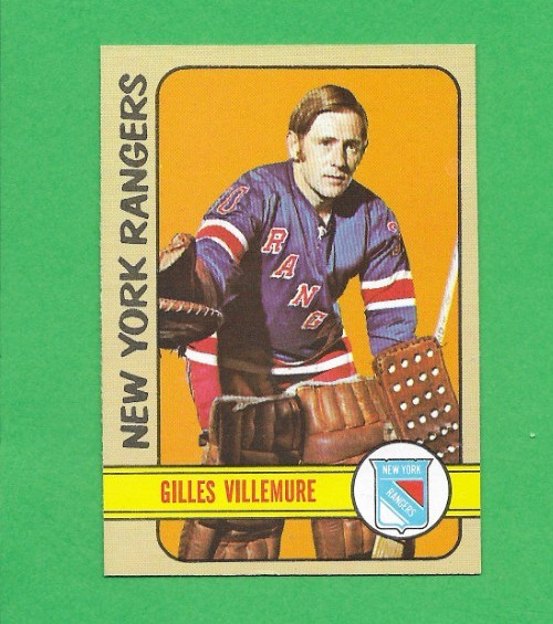 1972-73 TOPPS #137 GILLES VILLEMURE RANGERS NM-MINT