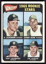 1965 Topps #526 Athletics 1965 Rookie Stars (Jim Hunter) SP