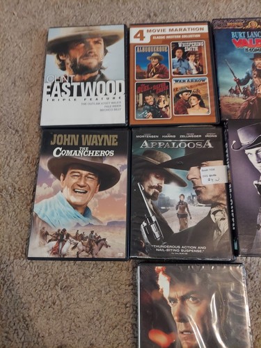 15 DVD Western Lot + 1 Season steve McQueen Wayne Lancaster - Imagen 4 de 5
