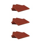 15 Pcs Heavy Duty Griddle Pad Grit Scouring Pads Restaurant-Grade