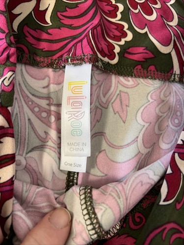 OS LuLaRoe One Size Leggings Multicolor Gorgeous Paisley Unicorn NWT - Picture 7 of 9