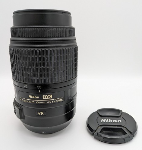 Nikon Af-S Dx Nikkor 55-300Mm F/4.5-5.6G ED VR Ultra Telephoto Zoom Lens used - Picture 2 of 8
