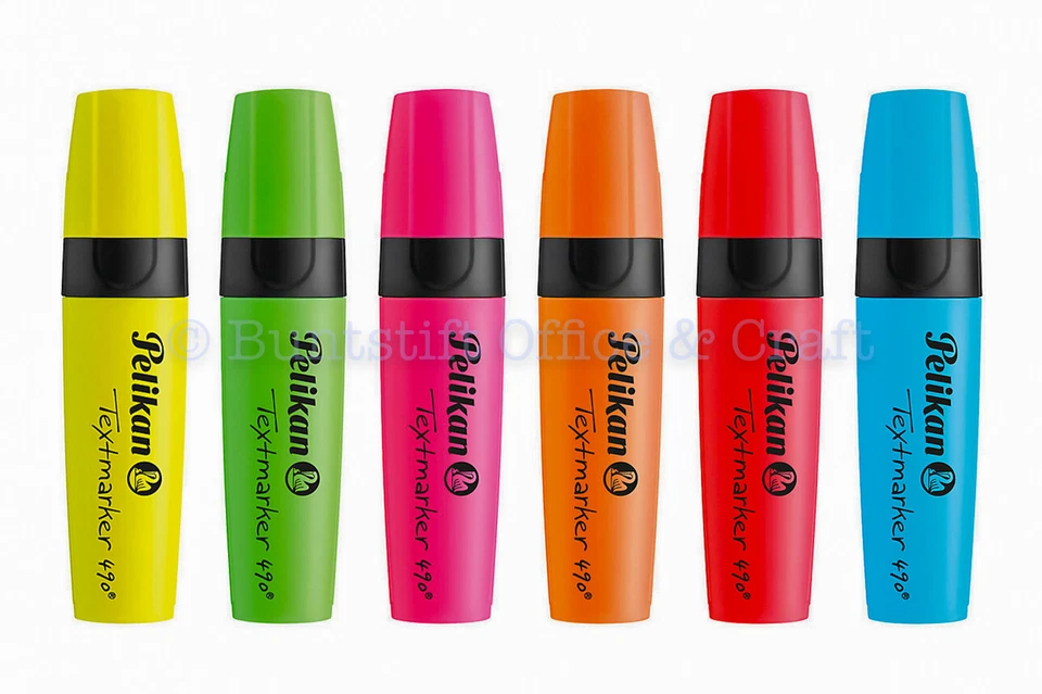 Textmarker Pelikan 490® Leuchtmarker Alle Farben (Einzeln oder im Set) - Bild 2 von 4