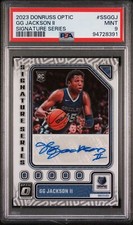2023 PANINI DONRUSS OPTIC SIGNATURE SERIES #SSGGJ GG JACKSON II ROOKIE RC PSA 9