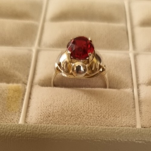 ArT dEkO Ring Silber 800er 56/57 - Bild 2 von 5