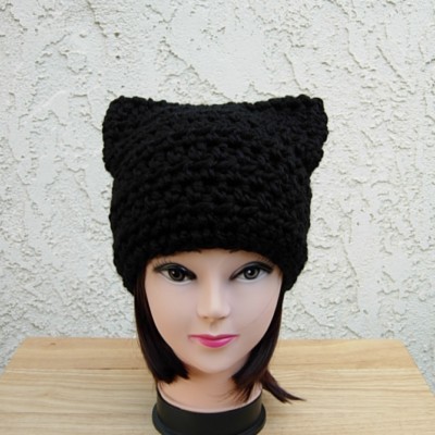 最終値下げandwang Fluffy cat knit hat andwang Fluffy cat knit hat