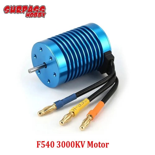 Surpass Hobby F540 Brushless Motor 3000-4370KV 3,175mm Welle 45A Regler 1/10 RC Auto - Bild 25 von 32