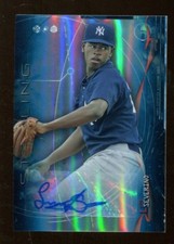 Luis Severino 2014 Bowman Sterling Blue Refractor Auto RC 21/25 Yankees 46135