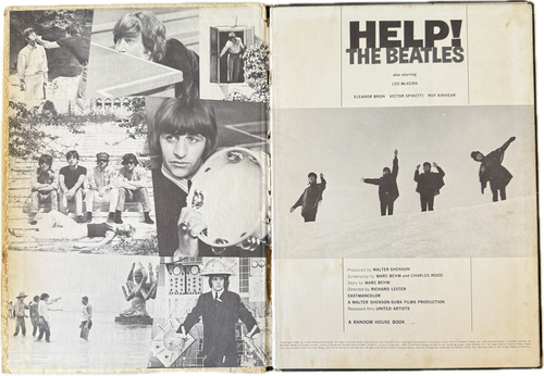 Vintage 1965 The Beatles HELP Souvenir Film and Song Album Photos Movie Book - Picture 2 of 6