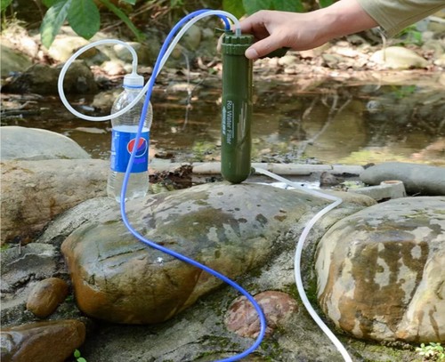 Bomba de mano de ósmosis inversa exterior camping Black out prevención de crisis filtro de agua - Imagen 13 de 21
