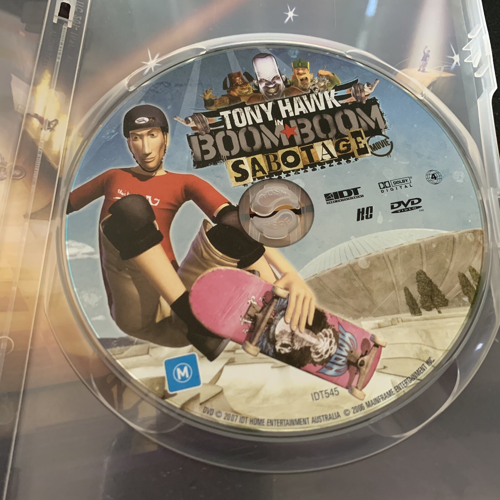 Tony Hawk Boom Boom Sabotage DVD Skateboarding Feature Film Animated