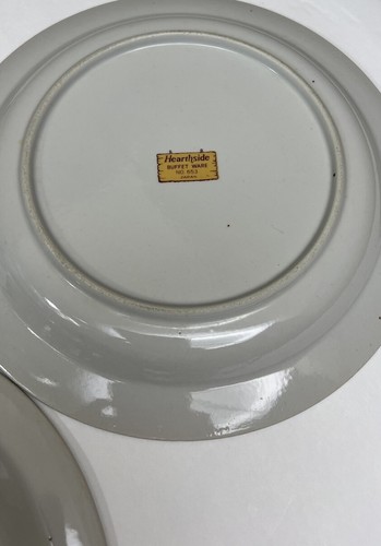 Vtg Hearthside Salad Plate Japan Buffet Ware Stoneware Floral Dinnerware 💚Set 3 - Picture 8 of 14