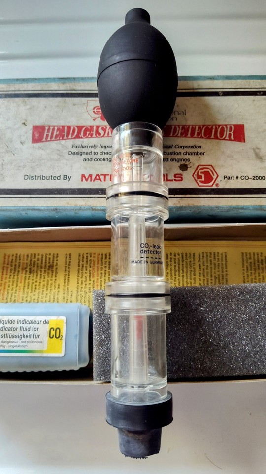 Matco Tools Vintage Head Gasket Leak Detector Original Box Clover International eBay