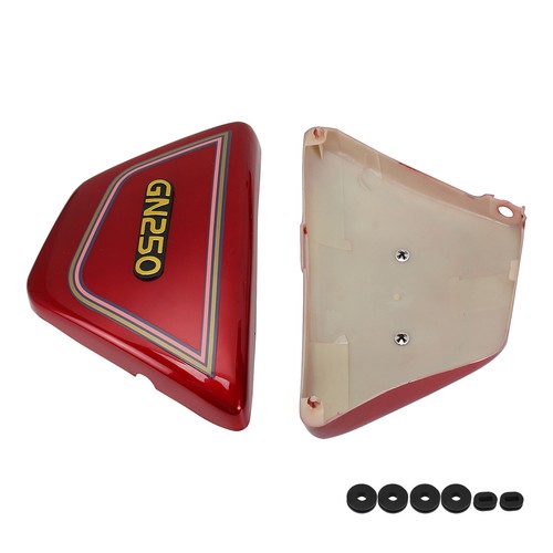 Paar Rahmenabdeckungen Für SUZUKI GN250 1982-2001 Seitenabdeckungen Frame Covers - Picture 7 of 9