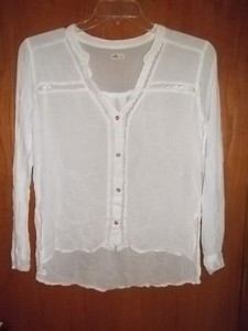 NEW-Hollister-HCO-by-Abercrombie-amp-Fitch-L-S-Viscose-Button-Down-Shirt-NWOT-M