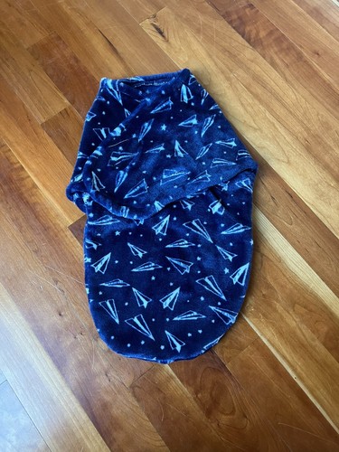 Paper Airplane Baby Swaddle Soft Infant Baby Sleep Bag Navy Blue Boy 0 6 months - Picture 4 of 4