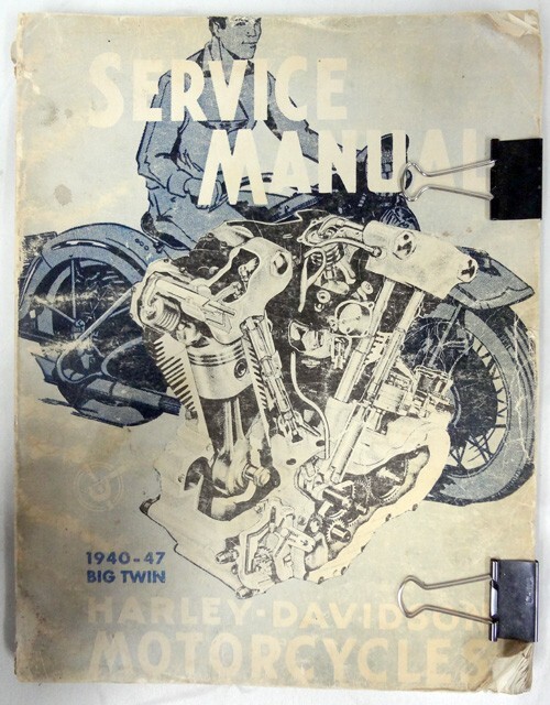ハーレーナックル サービスマニュアル1940-47 BIG TWIN
