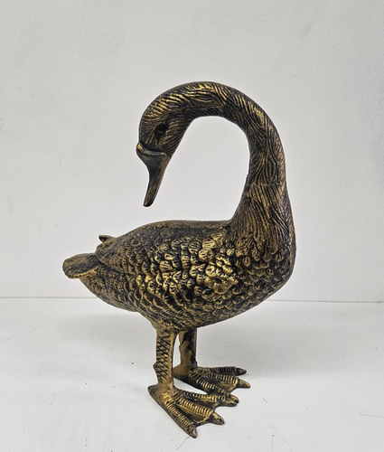 Geese Aluminium Antique Copper Ornament Outdoor Garden Decor Bird Lawn Statue - Picture 17 of 19