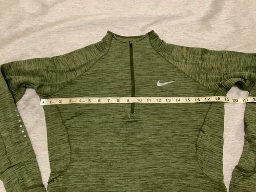 Nike Element Sphere 1/2 Zip Long Sleeve Running Shirt 686963-331 Green Womens S - Picture 3 of 10