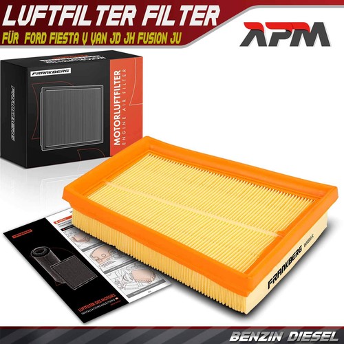 Luftfilter Filter für Ford Fiesta V Van JD JH Fusion JU 1.6 TDCi Benzin Diesel - Bild 1 von 8