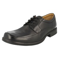 Sale Clarks 'hang Spring' Men's Black Lace Up Smart Leather Shoes Fit Sale Clarks 'hang Spring' Men's Black Lace Up Smart Leather Shoes Fit