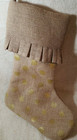 Jo-Ann Tan Polka Dot Christmas Stocking 18"