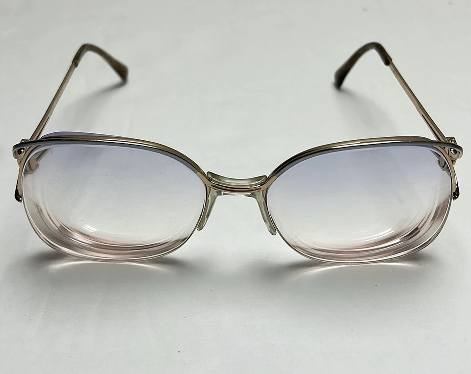 Tura Womens Vintage Eyeglasses MOD-402  Semi Rimless Square Metal Frames - Image 2 of 4