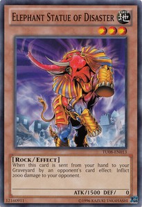 Elephant Statue of Disaster - TU08-EN013 - Common - Unlimited Edition x3 - Near