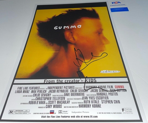 FOTO POSTER FIRMATA HARMONY KORINE IN GOMMA 12X18 CON PROVA ESATTA E AUTENTICATA PSA - Foto 2 di 4