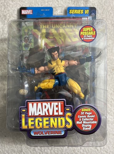 Figura de acción variante desenmascarada Wolverine serie VI de Marvel Legends Toy Biz sellada