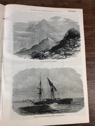 THE ILLUSTRATED LONDON NEWS 1872 # 1720 Chromo Girl and Cat / Ladies Archery - Picture 5 of 5