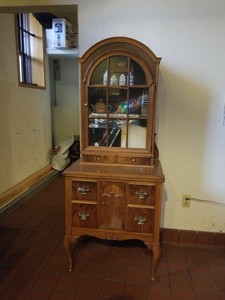 Antique Radio Cabinet Desk Refinished Ebay