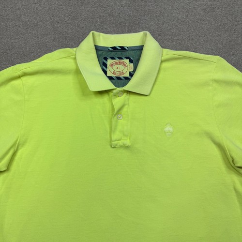 Polo uomo Brooks Brothers taglia XL verde fluo manica corta colletto preppy - Foto 3 di 8