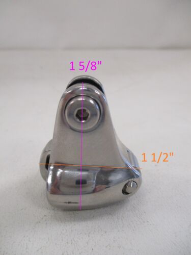 DOWCO LOK POLE END SPRING LOADED FASTENER STAINLESS STEEL MARINE BOAT - Picture 2 of 8