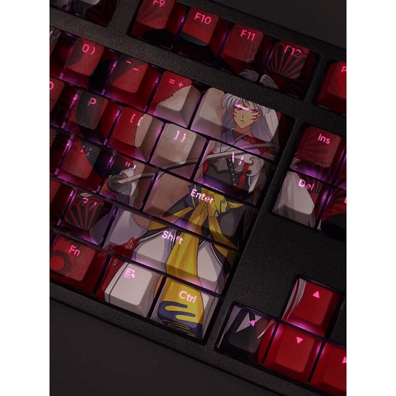 Sesshoumaru Keycap Translucent Animation Anime Inuyasha Creative Factory Height - Image 4 of 4