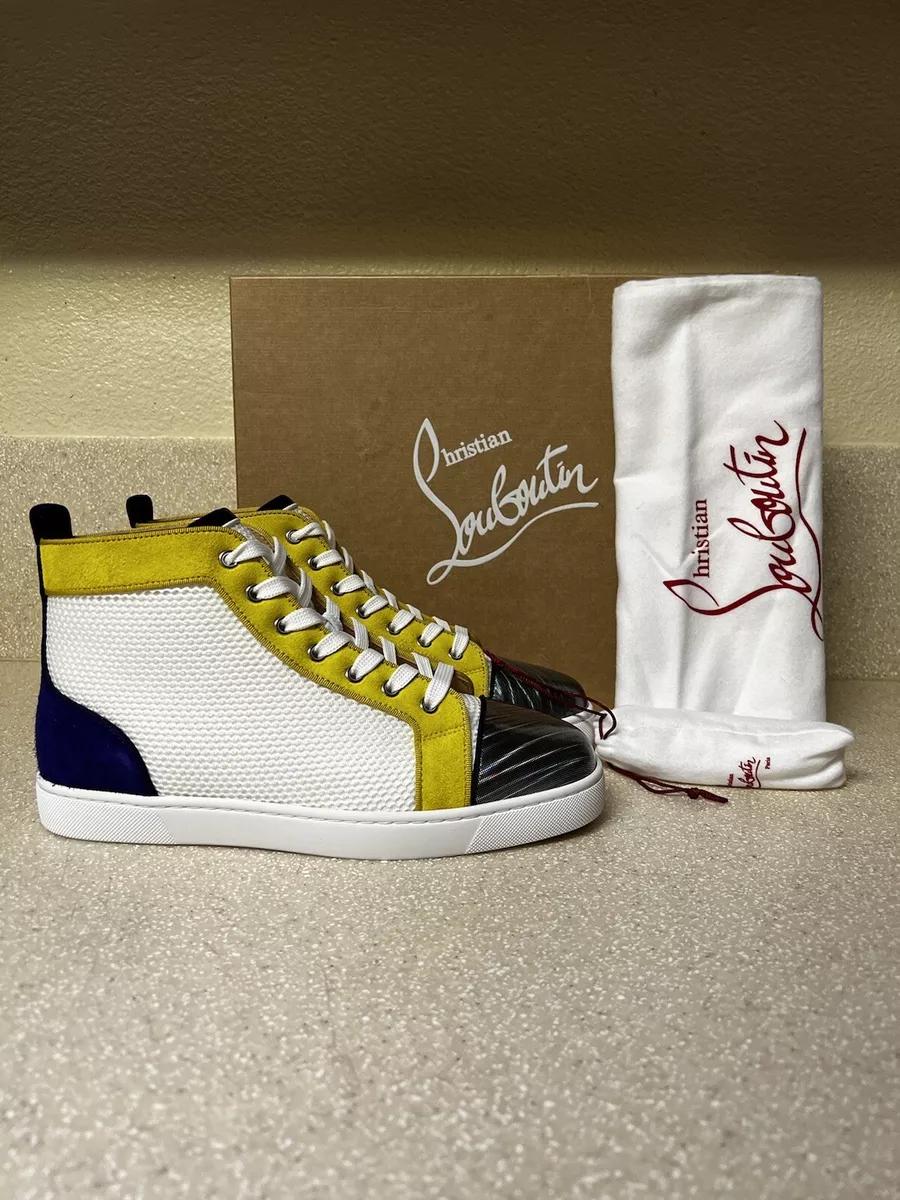 Christian Louboutin - Vieira 2 Orlato Brown Suede Spiked Sneakers