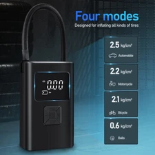 150 PSI Air Compressor Tire Inflator Fits Car Moto Bike Tires Air Pump Portable