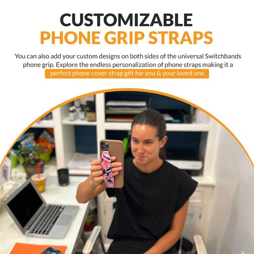 Universal Phone Grip Straps for Secure Handling | Reversible - Friends- - Picture 78 of 78