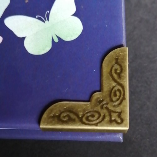 8 piezas Libro Remolino de Bronce Menú Cuaderno Planificador Diario Esquina Protector #2 - Imagen 12 de 12