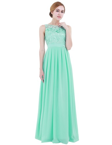 Elegante Damen Abendkleid Cocktailkleid Partykleider Chiffon Langes Maxi Kleid - Bild 29 von 198