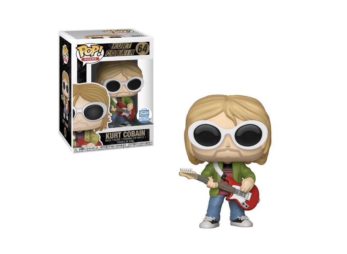 激レア Funko pop! Rocks  Cobain #64 Funko Pop 'Rocks' KURT COBAIN SUNGLASSES Figure #64 Funko