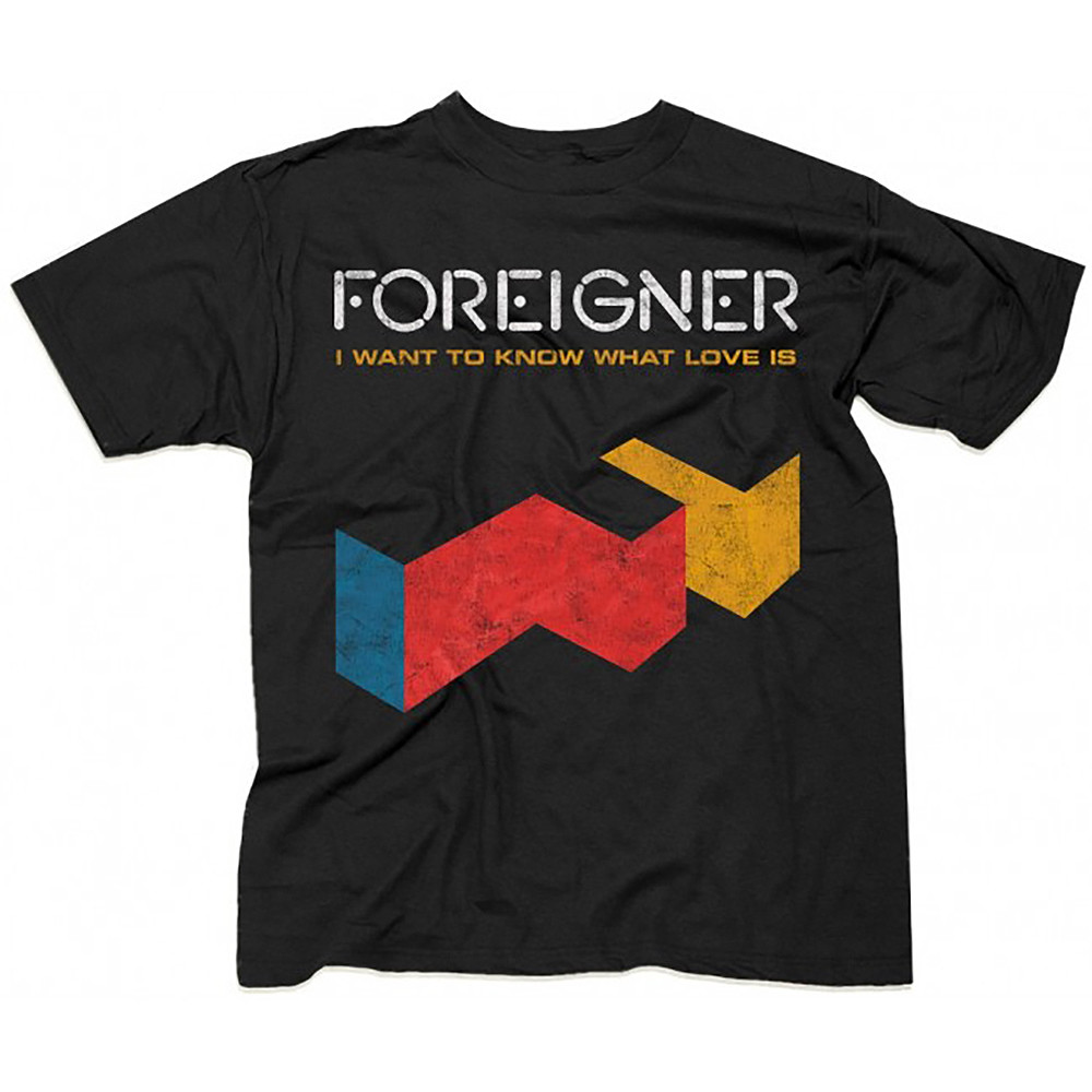 FOREIGNER T-Shirt I Want To Know What Love Is Vintage