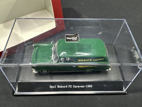 Starline Models Opel Rekord P2 Caravan-1960 Diecast Car 1:43 Scale Green - Picture 14 of 20
