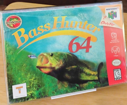 In-Fisherman Bass Hunter 64 Nintendo 64 N64 New Factory Sealed  - Picture 1 of 9