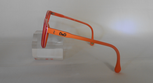 D&G, Knaller-😎-Gestell, leuchtendes Rot, Orange, etwas Weiß, Silber-LOGOs, TOP! - Bild 20 von 20