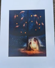 Surrealist Fantasy Print Matted 8 x 10