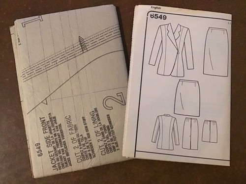2 Simplicity Patterns 6549 3799~Jacket Skirt Blouse Dress Pant ~Size 8-18  Uncut - Picture 7 of 7