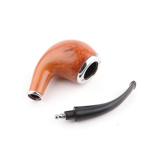 Bent Style Retro Rauchen Zigarre Zigarettenpfeife Resin Holzimitat Tabakpfeifen - Bild 7 von 10