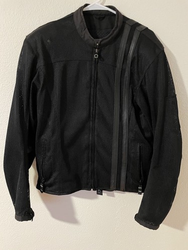Highway 21 TURBINE Mesh Motorcycle Jacket w/Removable Liner (Black) Medium - Foto 11 di 12